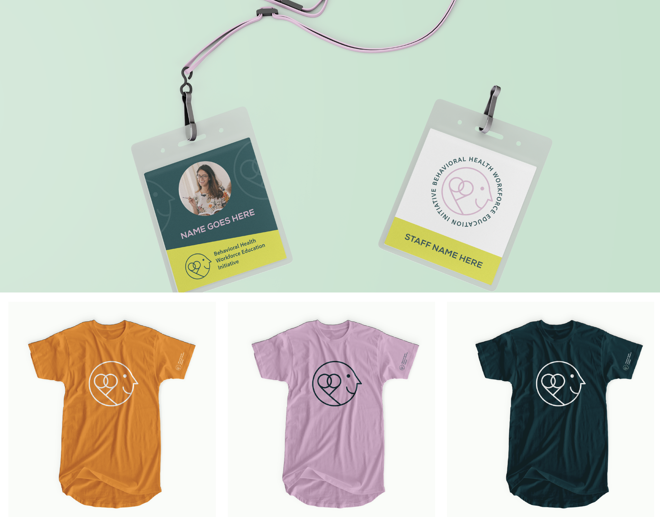 Behavioral Health Workforce Education Initiative Brand Mockups