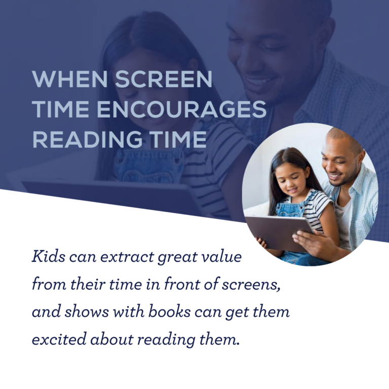 When Screen Time Encourages Reading Time