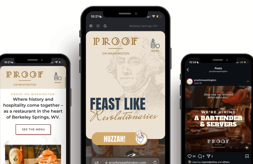 Proof on Washington Mobile Website Design