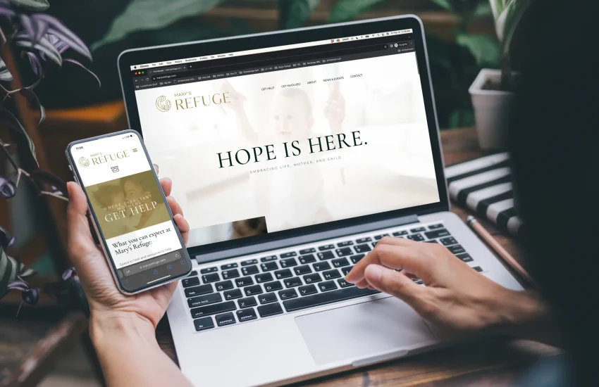 Marys Refuge Website Mockup copy