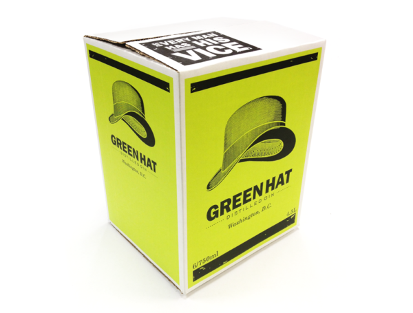 GreenHat Gin Box Design